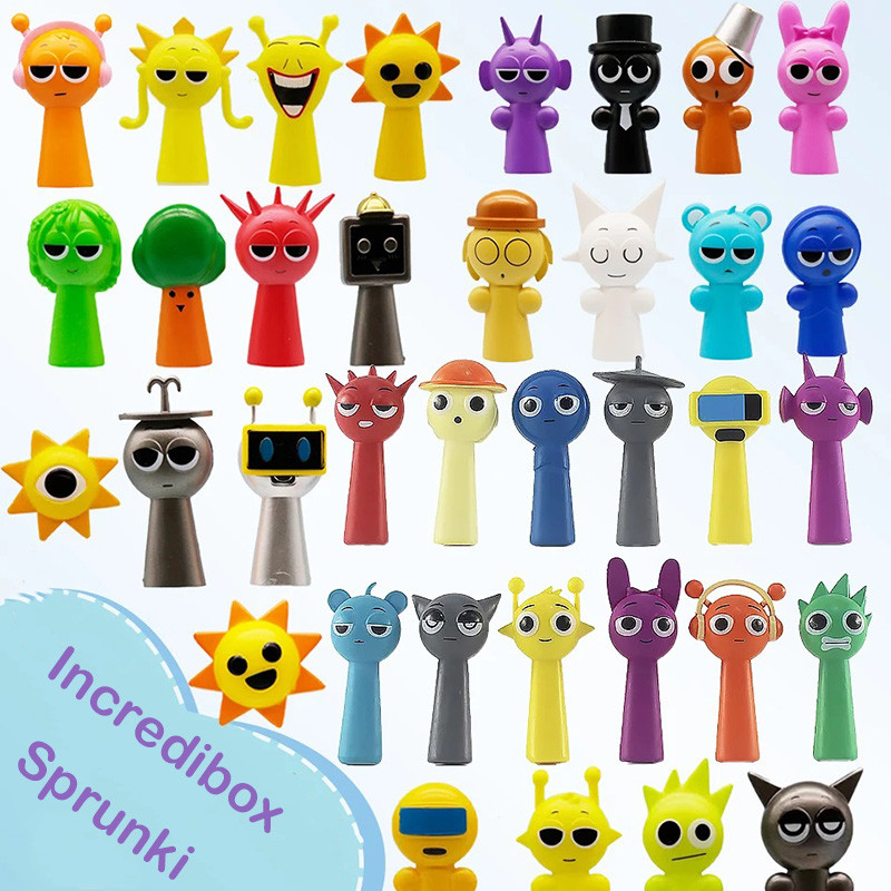 Hot 6-12 pcs/set Sprunki Figures Mode Toys Sprunki Incredibox Action ...