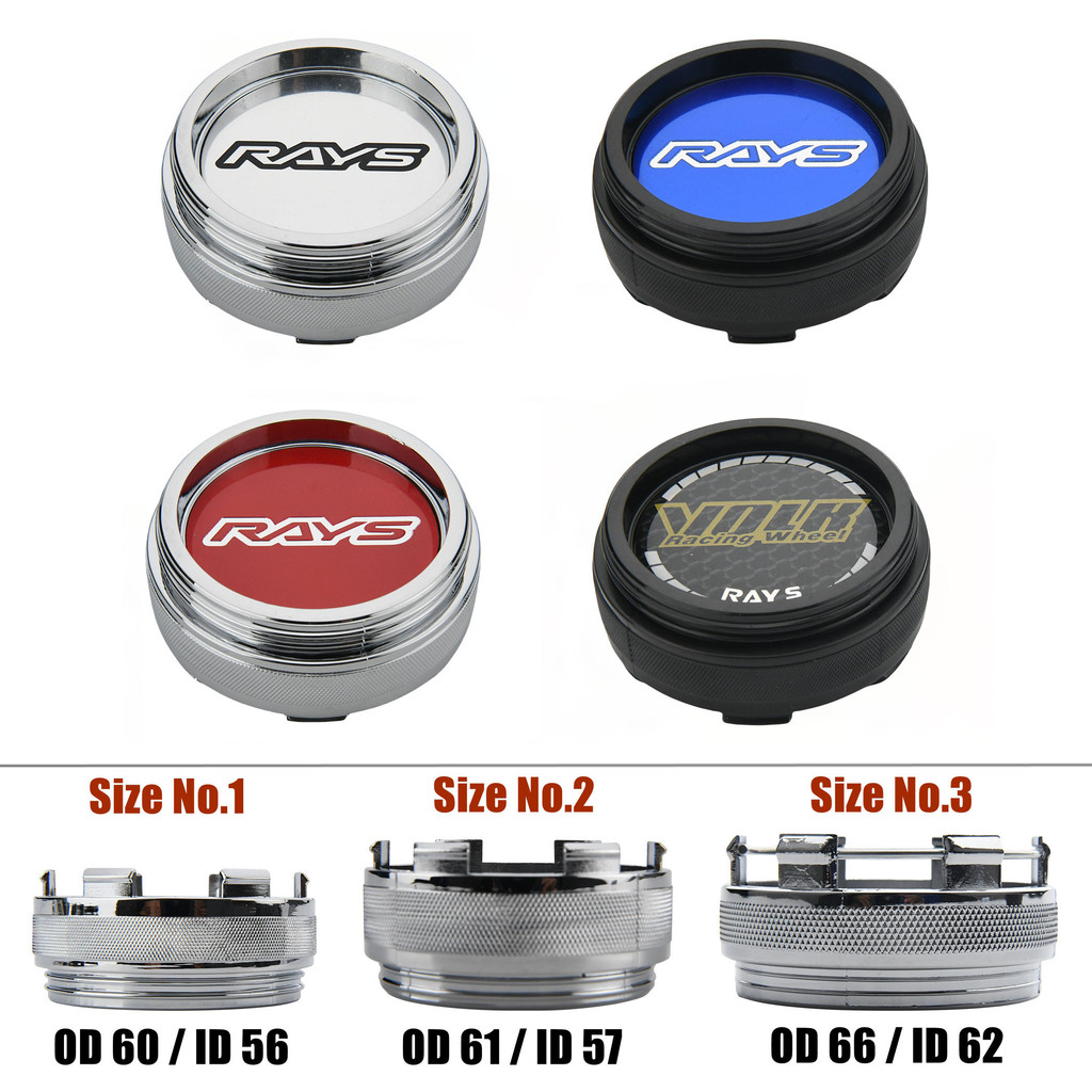 RAYS Center Cap 60mm 61mm Sport Rim Cap VOLK Racing 66mm Wheel Hub Cap ...