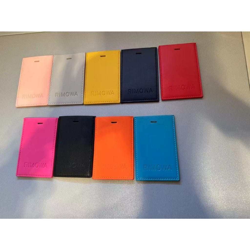 Luggage pass, boarding pass, colorful leather tag, easy to carry ...