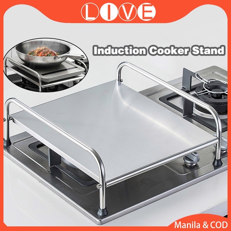 Induction Cooker Stand Bracket Gas Stove Rack Cover Multifunctional ...