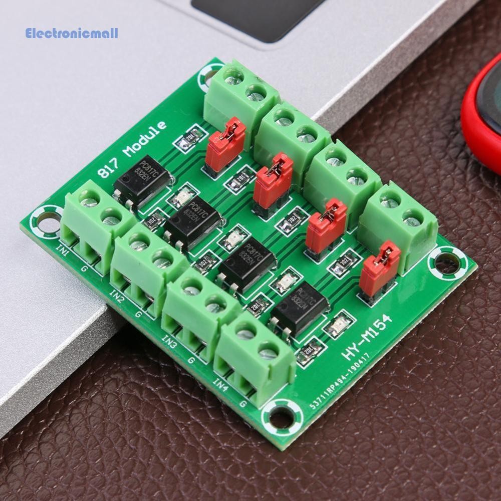 * PC817 4 Channel Optocoupler Isolated Board Voltage Converter Adapter ...