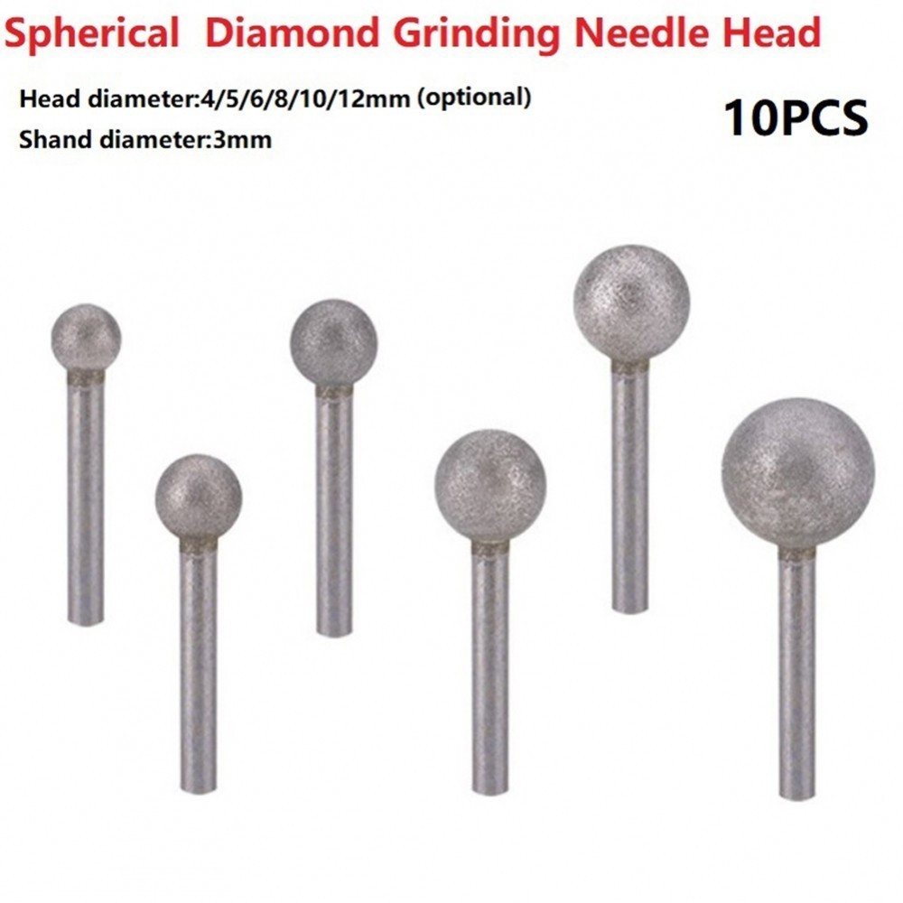 MOTORLAND-PH NEW>>Comprehensive 10 Piece Diamond Ball Burr Drill Bit ...