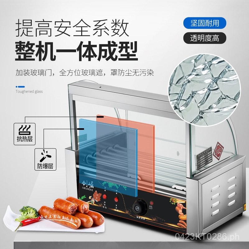 Fully Automatic Hot Dog Machine Sausage Machine Commercial Electric ...