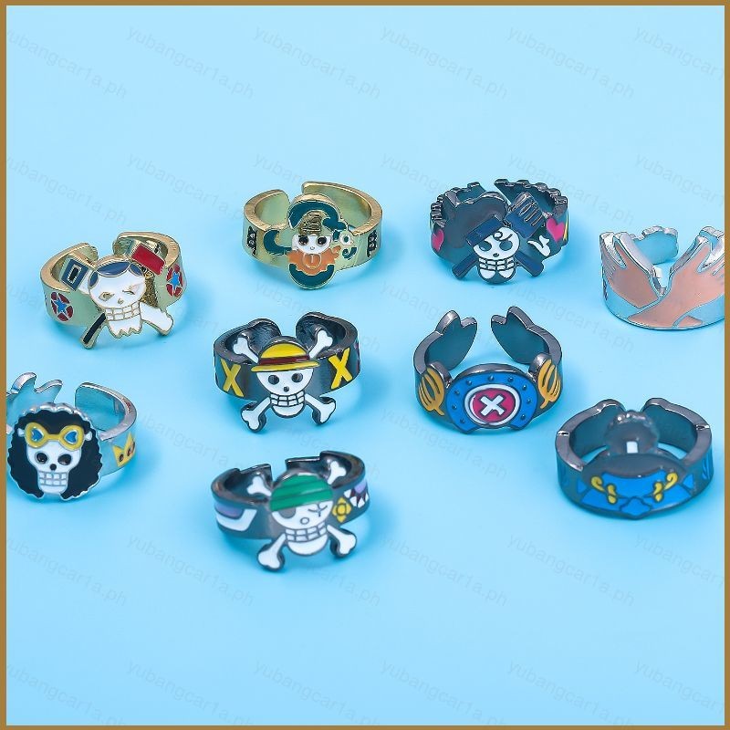 YA1 One Piece Luffy Tony Tony Chopper Roronoa Zoro Anime Ring COSPLAY ...