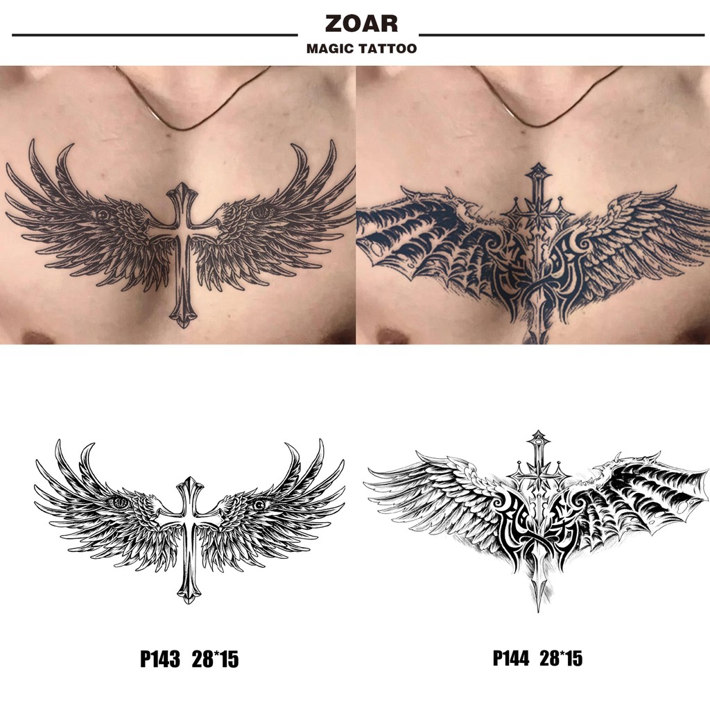 Pagpapadala mula Bulacan Temporary tattoo sticker ZOAR-40【Men's flower ...