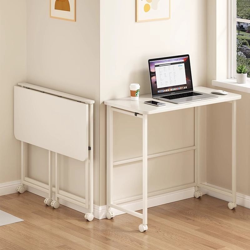Movable Table Home Bedroom Study Double Table Rectangular Rental House ...