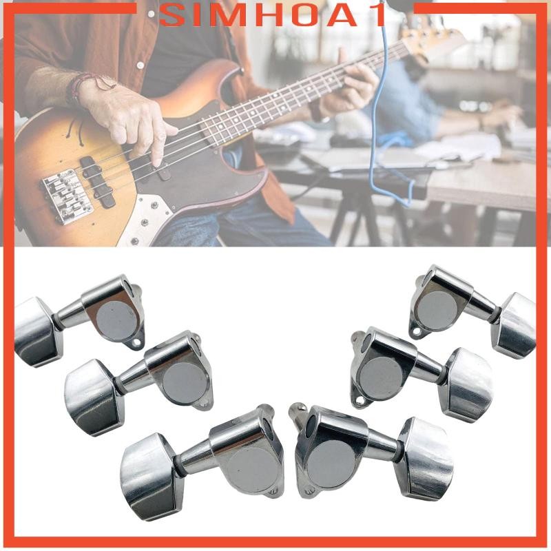[Simhoa1] 6 Pieces Peg Button Enclosed Locking Tuner Metal Repair Tool ...
