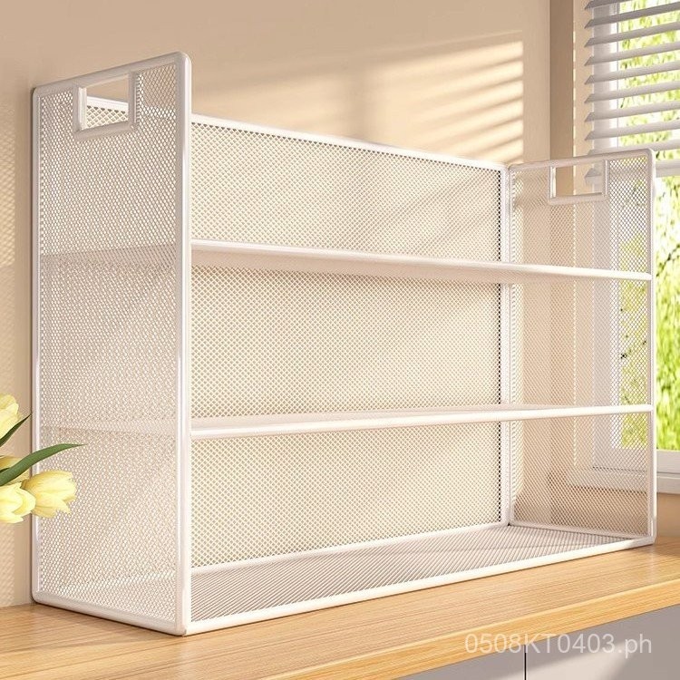 Multi-layer Desk Cabinet Bookshelf Office Desk Storage Rack Small Layer ...