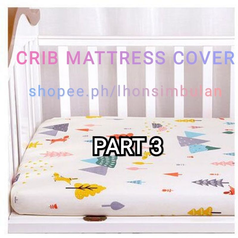 CMC - (ALBUM 3) FULLY GARTERISED BABY CRIB MATTRESS COVER - (DINOSAURS ...