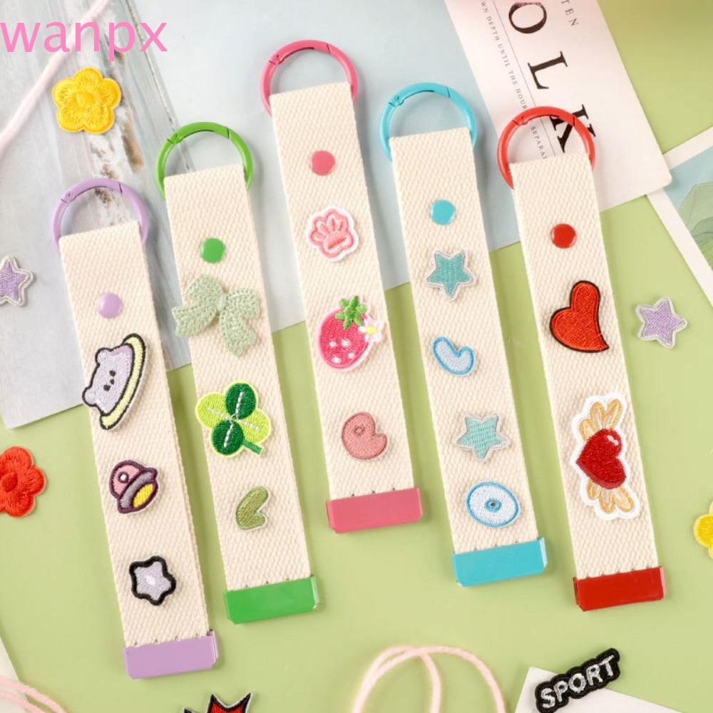 WANPX Ribbon Rope Keychain, Colorful Versatile Keychain Lanyard, Cotton ...