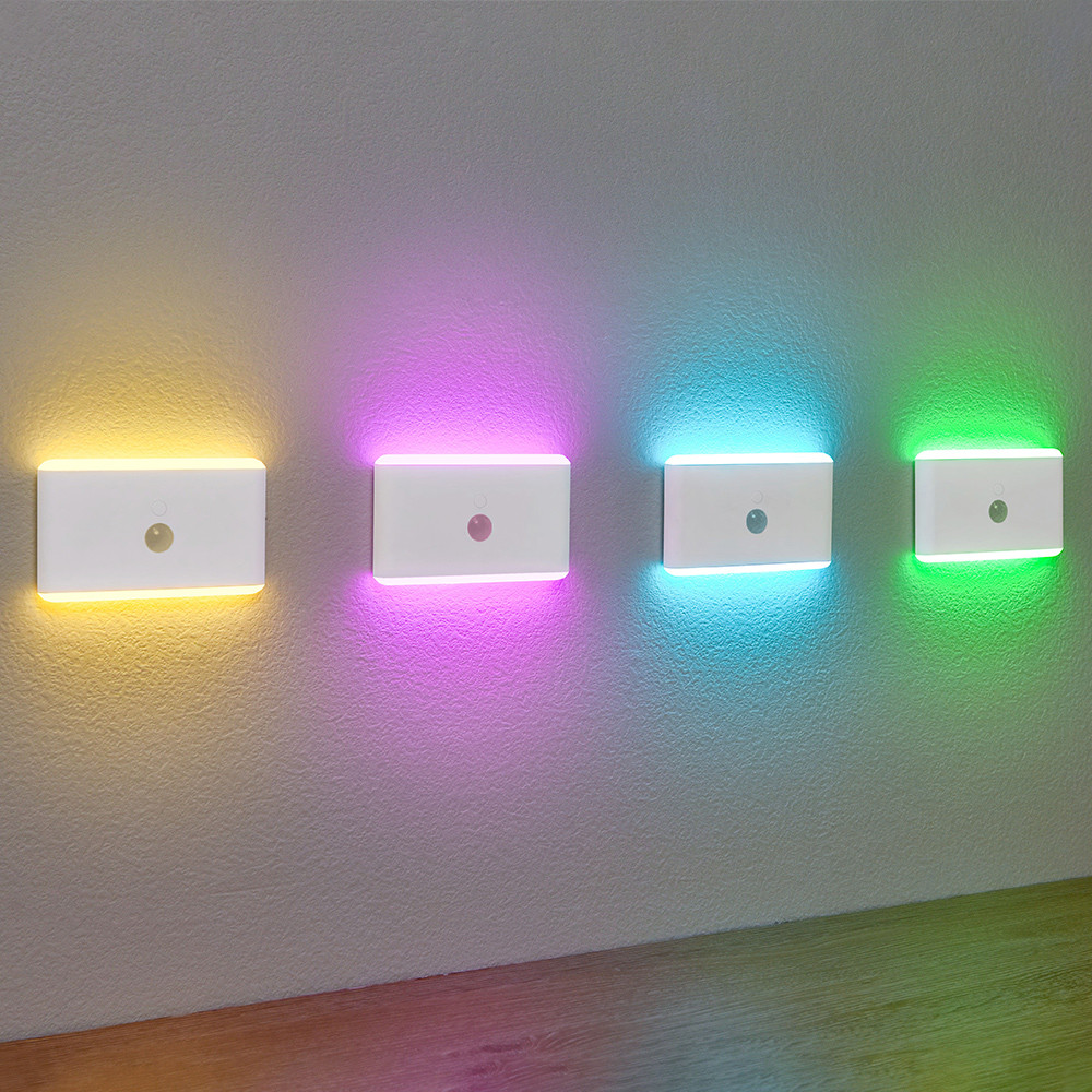 RGB induction light human body induction light intelligent charging ...