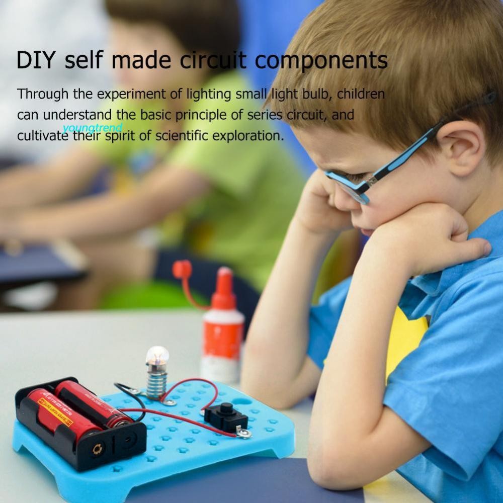 Physical Science Experiments DIY Circuit Kit Kids Educational Manual ...