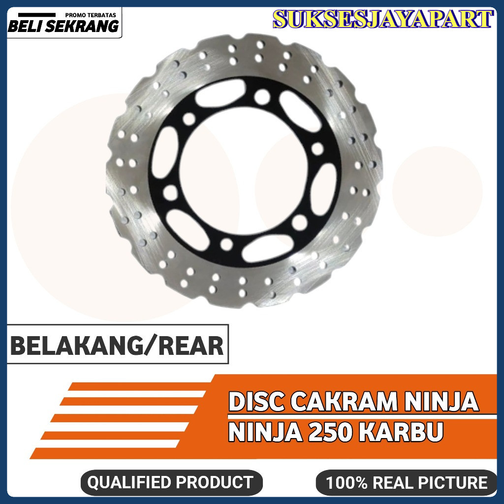 REAR DISC DISC PLATE MOTORCYCLE NINJA 250 KARBU FI NINJA RR MONO SJP ...