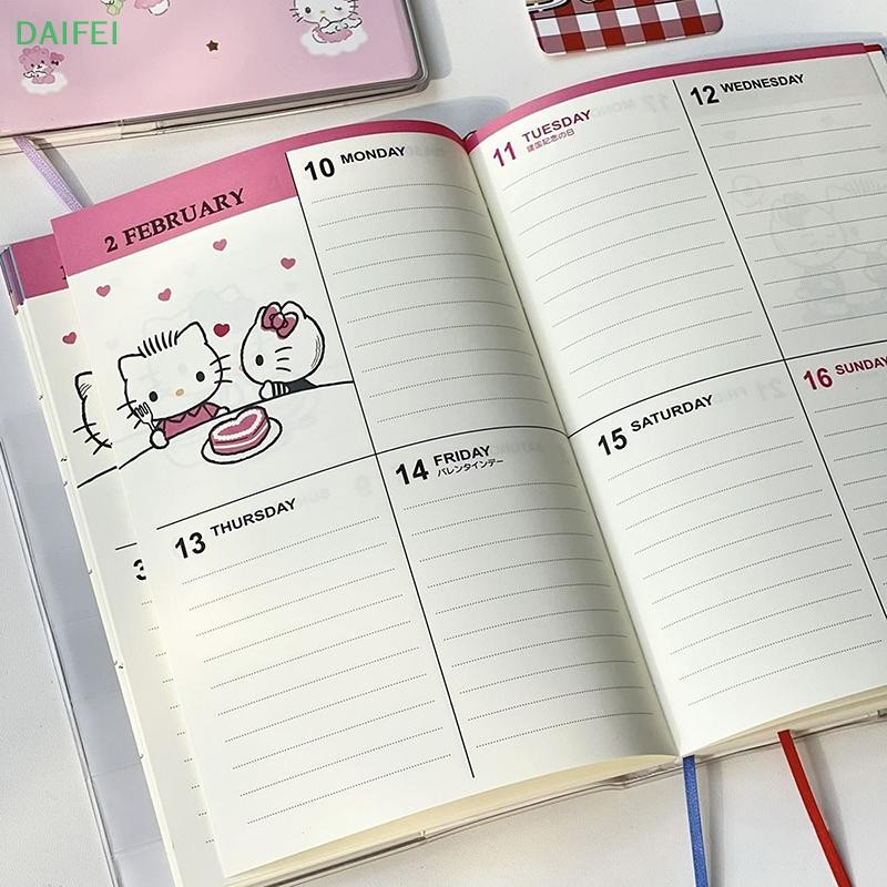 [DAIF] Sanrio Kawaii A5 Cartoon Notebook Hello Kitty Handbook Schedule ...