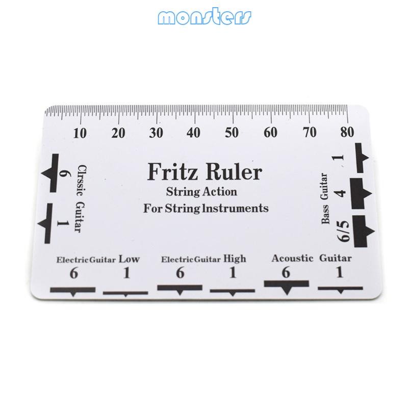 Mon Guitar Ukulele Banjos Guitar String Action Gauge Ruler Guitar ...