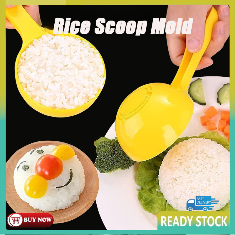 Rice Ball Spoon Non-stick Creative Sushi Mold Half Round Rice Scoop ...