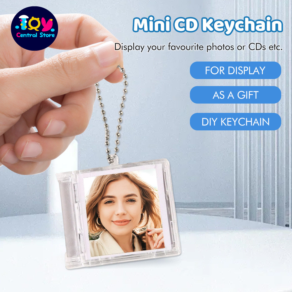 Mini CD Box Album Record Case Keychain Creative Commemorative Album ...