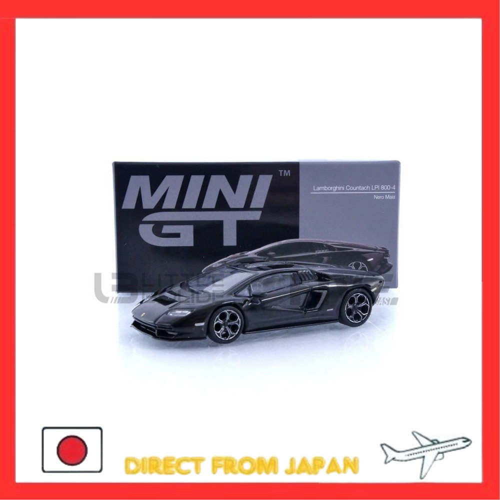 TrueScale Miniatures MINI GT 1/64 Lamborghini Countach LPI 800-4 Nero ...