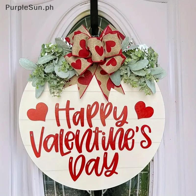 Celestdeco Valentine's Day Door Sign - Gnome Love Shaped Wooden Plaque, 11"x23" - View #9