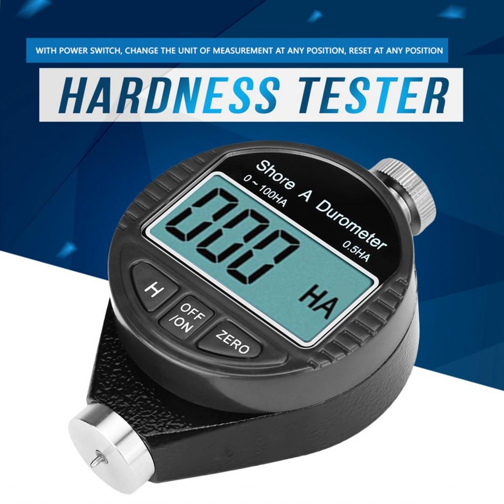 Digital 100HD A Durometer Shore Rubber Hardness Tester LCD Display ...