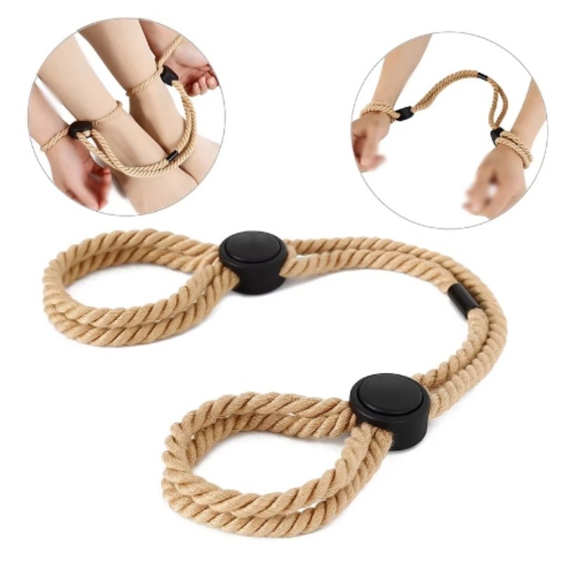 Cotton rope cuffs, handcuffs, ankle cuffs, restraints, bracelets ...