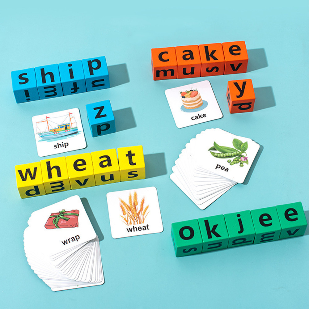 Bella Letter Spelling Block Magic Flash Cards Spelling Word Game For ...