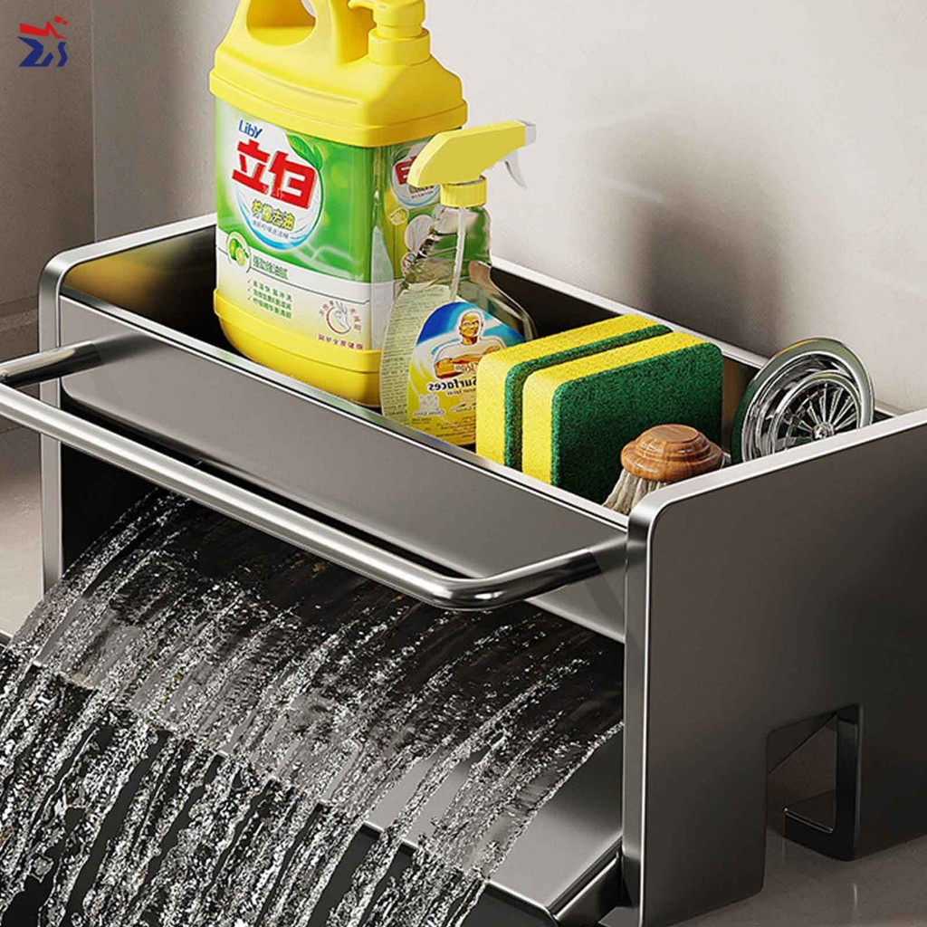 MZ Dish Drying Rack with Drip Tray Kitchen Sink Storage Space Saver ...