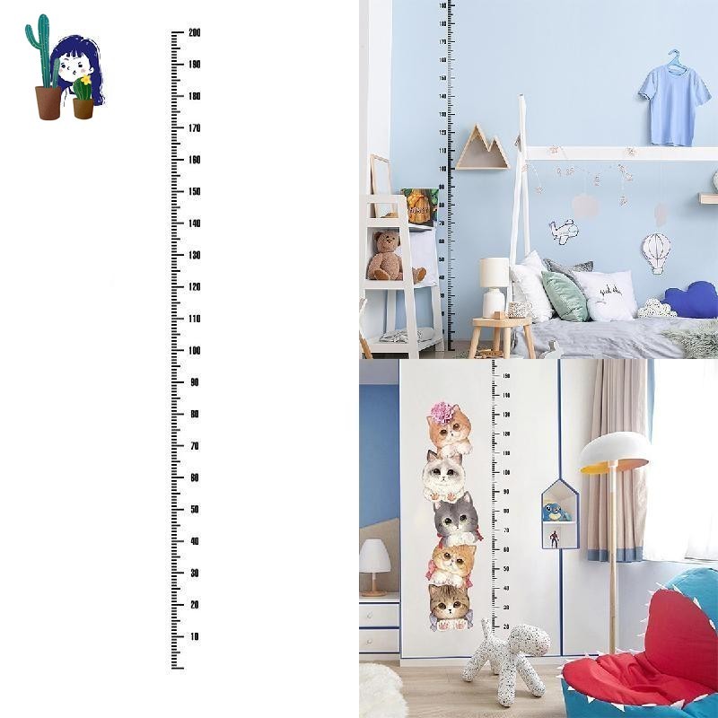 Height Indicator Adhesive Ruler Measurement Ruler Height Decal Wall ...