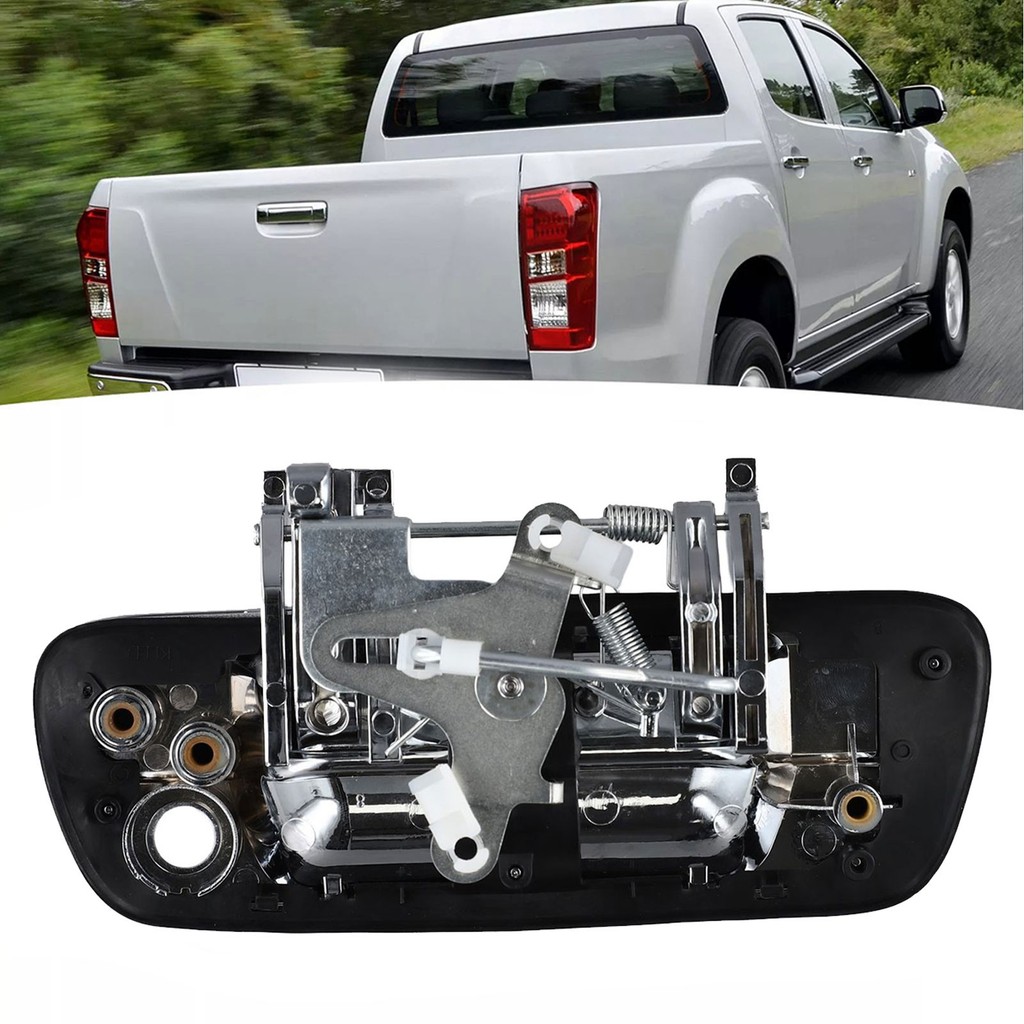 Textured Black Tailgate Handle W/o Keyhole For Holden Colorado