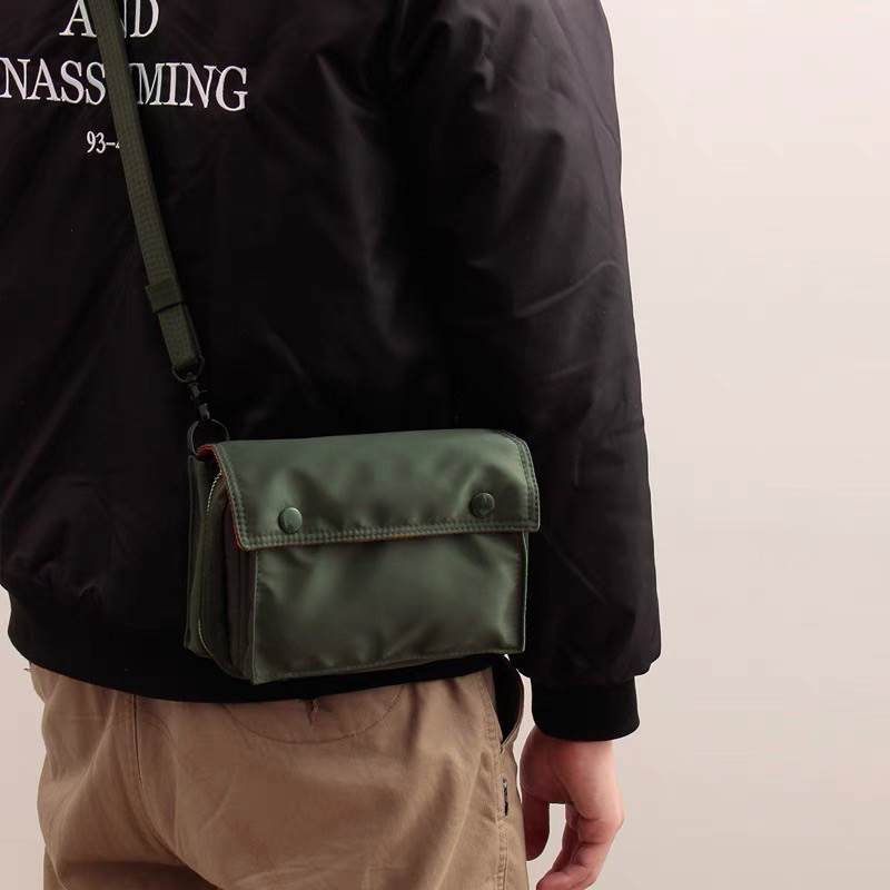 Japanese Classic~Waterproof Crossbody Bag Trendy Men's Nylon Casual ...