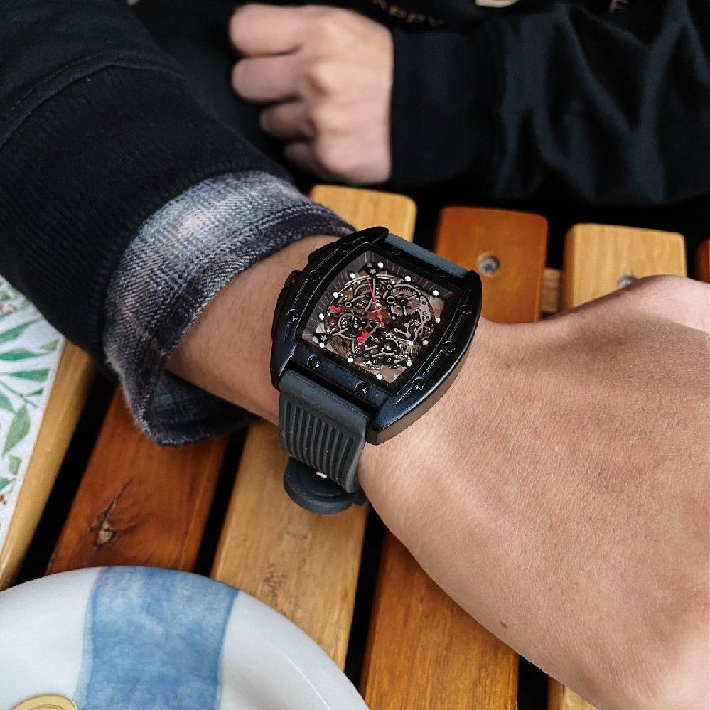 Gfgf Richard Watch Men's Mechanical Watch Men's Wine Barrel Type ...