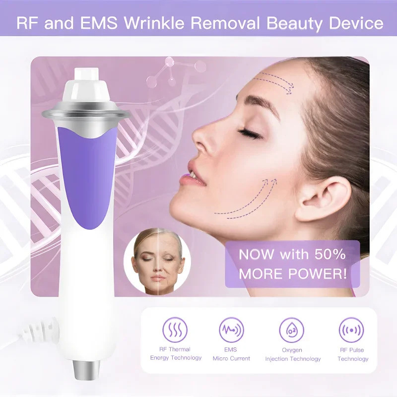 HIFU Skin Care Radio Frequency Face Lifting EMS Microcurrent Skin ...