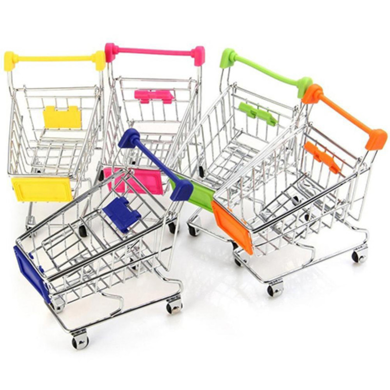 New Mini Shopping Carts Creative Handcart Kids Craft Toy Utility Cart ...