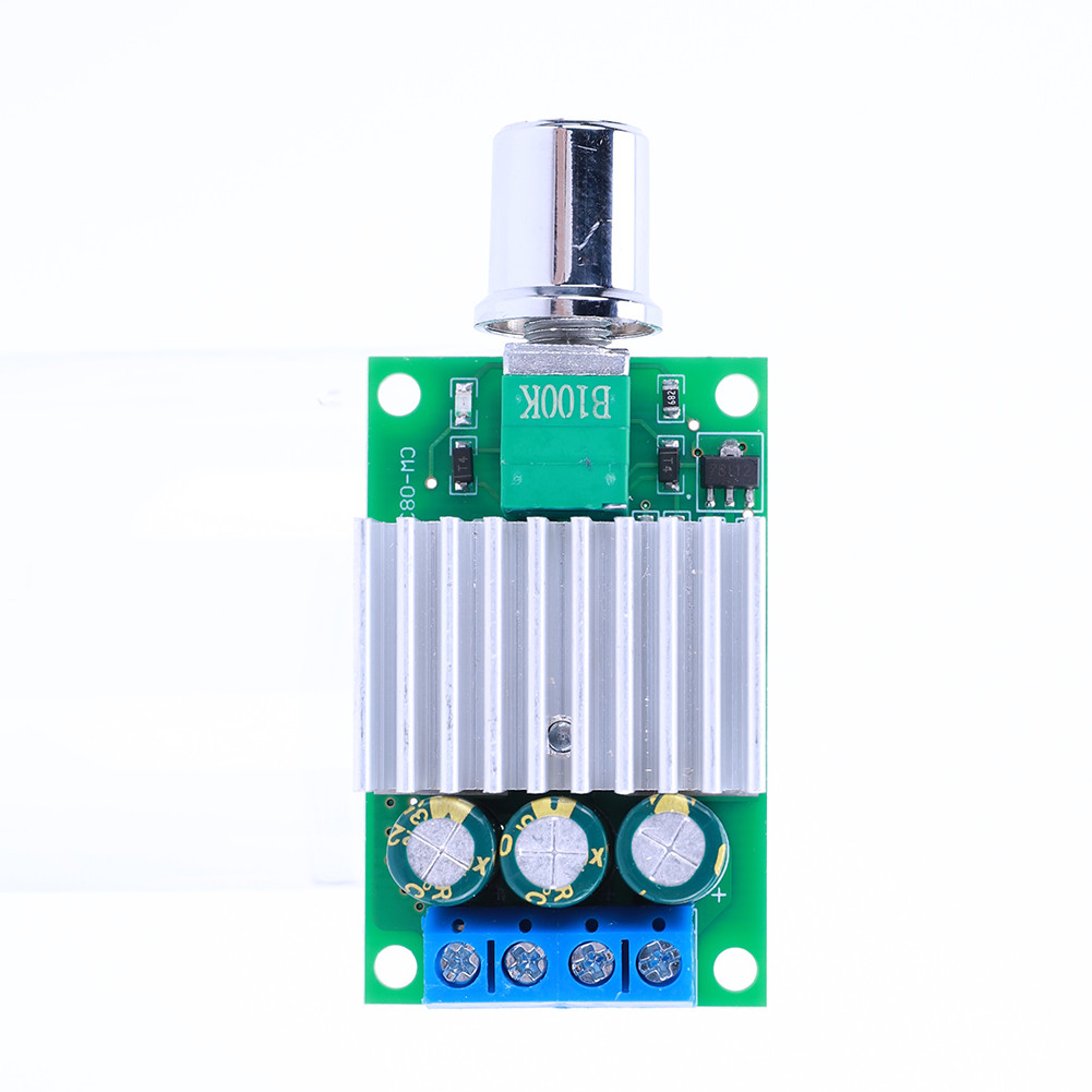 Produktbild von PWM DC Motor Drehzahlregler 10A 12V-30V – Einstellbar Für Lüfter, Motor & LED – Inkl. Überlast- Und Kurzschlussschutz
