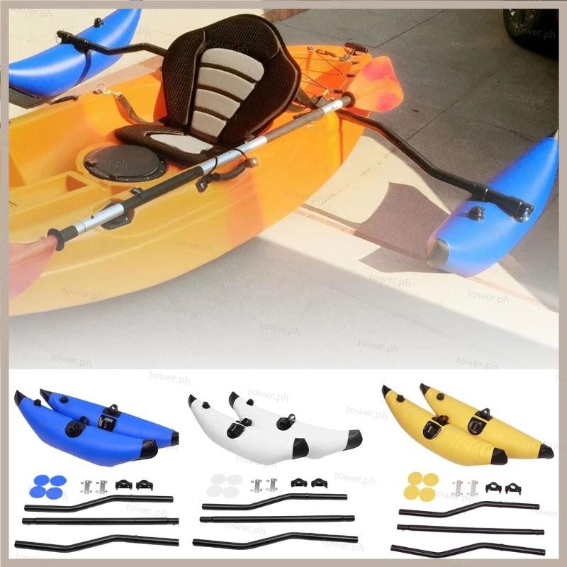 TO PVC Inflatable Kayak Outrigger Float Balancing Canoes Outrigger ...