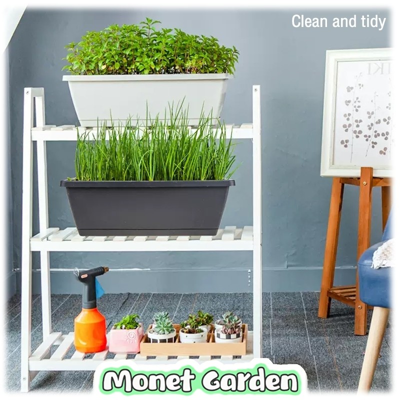 Vegetable Planting Pots Rectangular resin balcony home planting hollen ...