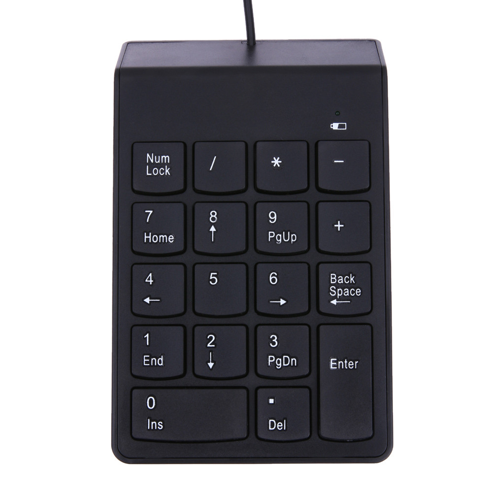New USB Mini 18-keys Num Pad Numeric Number Keypad Keyboard for Laptop ...
