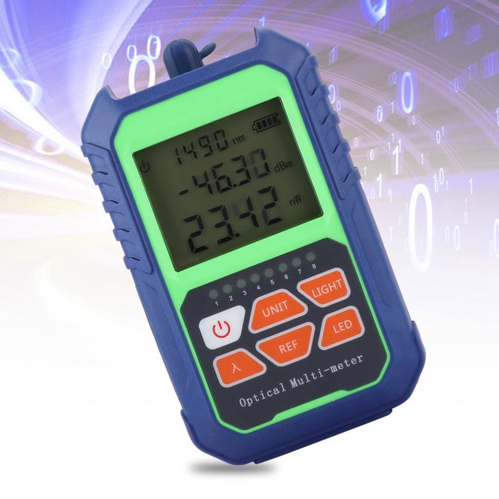 Skill Fiber Light Meter Type A High Precision Tester Mini Optical Power ...