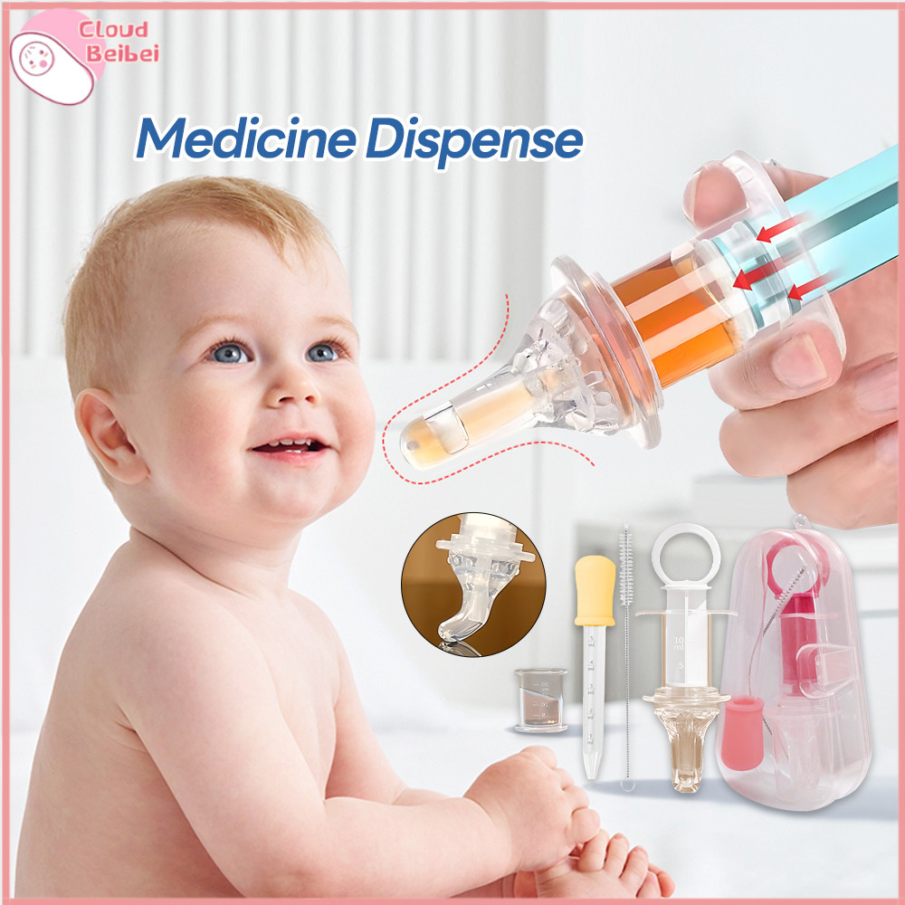 CBB Baby Medicine Dispense 5Pcs Syringe Dropper For Kids Silicone ...