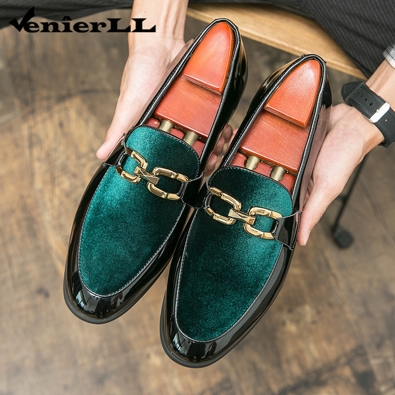 Niulatu Mens Leather Shoes Casual Loafers Slip on Plus Size 47 48 Shoes Party Wedding Leather Loafers Shoes Men DJSE main image 0