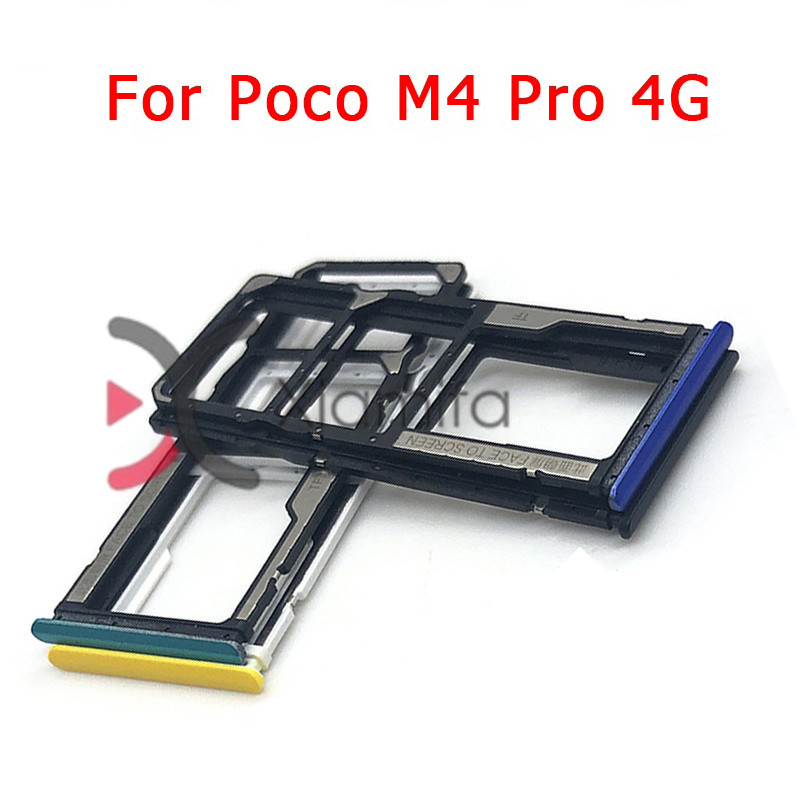For Xiaomi Poco M4 Pro 4G SIM Card Chip Slot Drawer SD Card Tray Holder ...