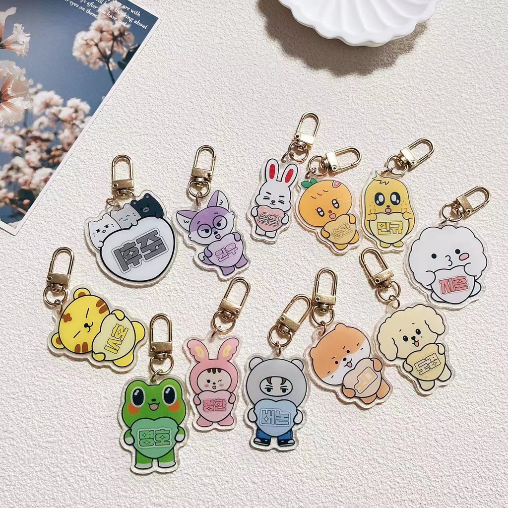 Kpop Idol Seventeen Acrylic Keychains Miniteen Keyring | Shopee Philippines