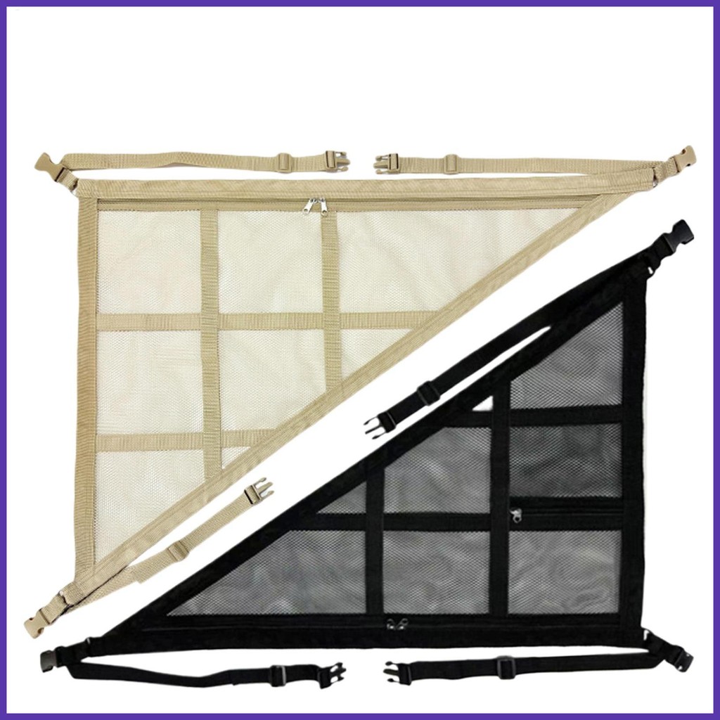 Car Ceiling Cargo Net Triangle Car Ceiling Storage Roof Storage ...