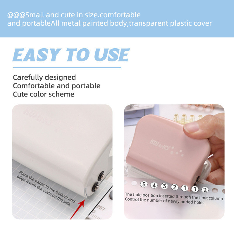 DIY manual punching machine, mini punching machine, binding machine, 5 ...