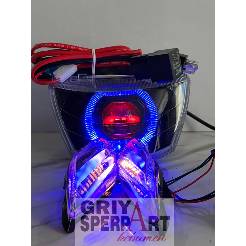 Old F1zr vega headlights custom biled MATRIXdan sen Runing + Relay ...