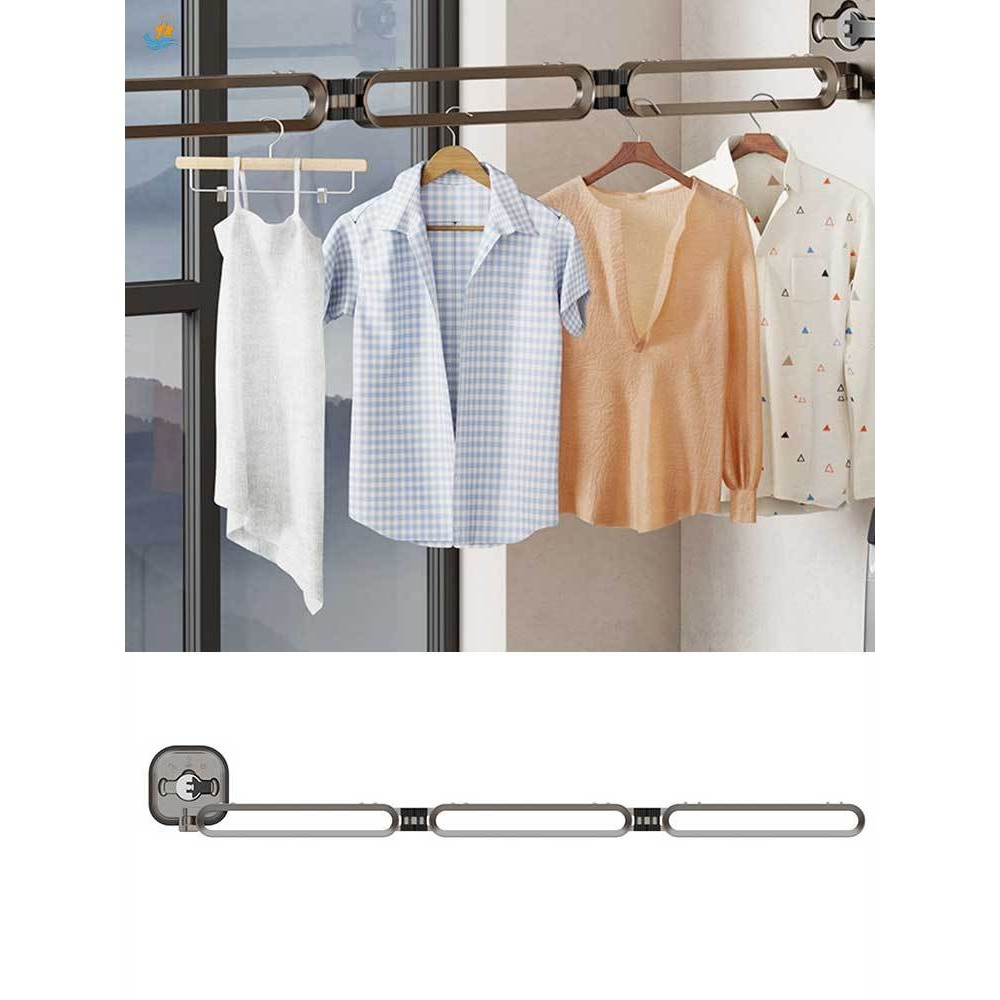 YT Retractable clothes drying rack, folding laundry rack with 360 ...