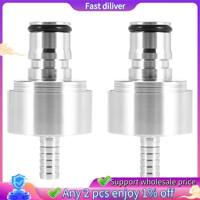2 Pezzi / Saldatura 304 In Acciaio Carbonation Cap 5/16 Barb - 3