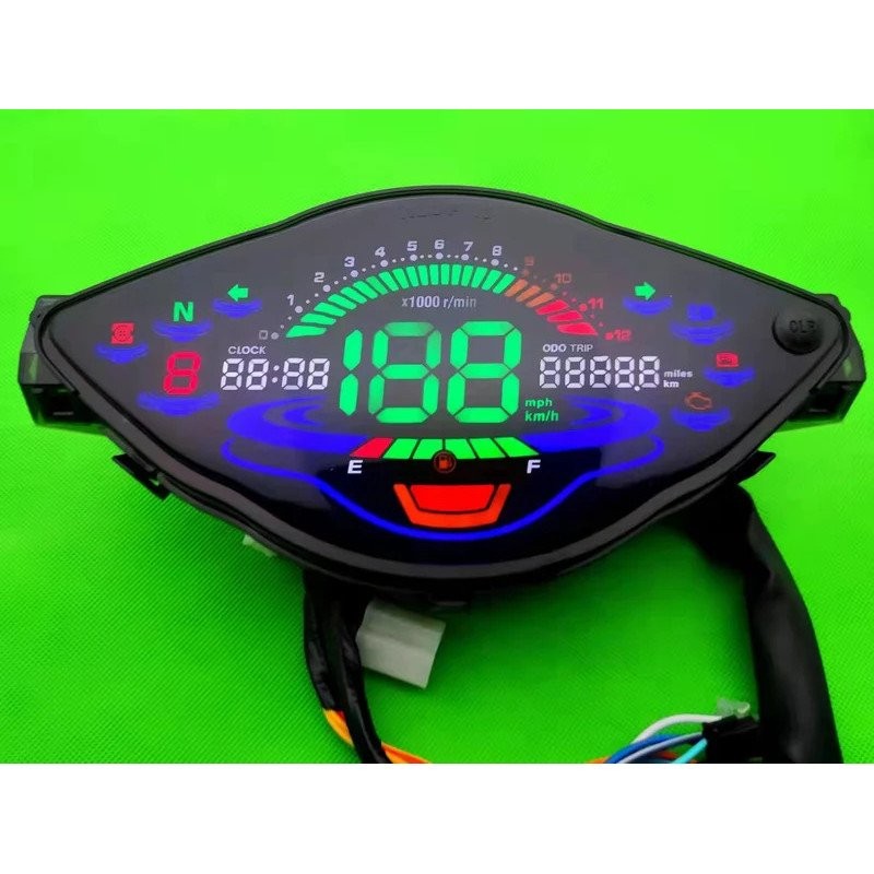 For Honda Wave 100 100r 110r Meter Digital Full LCD Led Speedometer ...