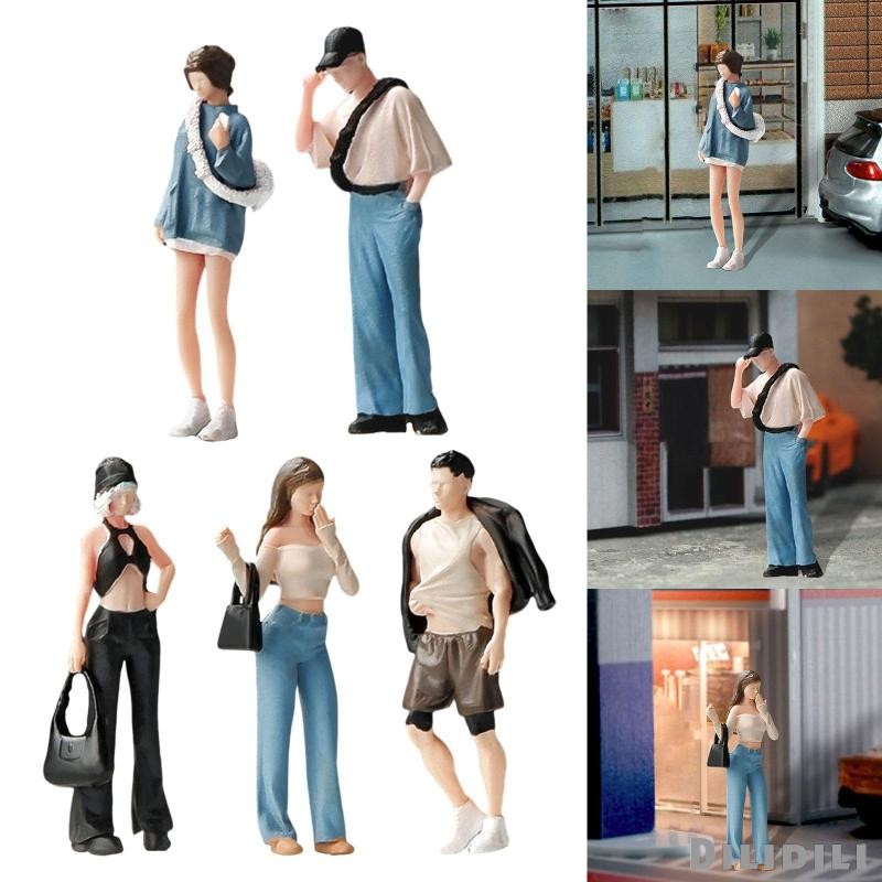 [ 1:64 Scale Models Tiny People DIY Layout Scenery Accs Movie Character ...