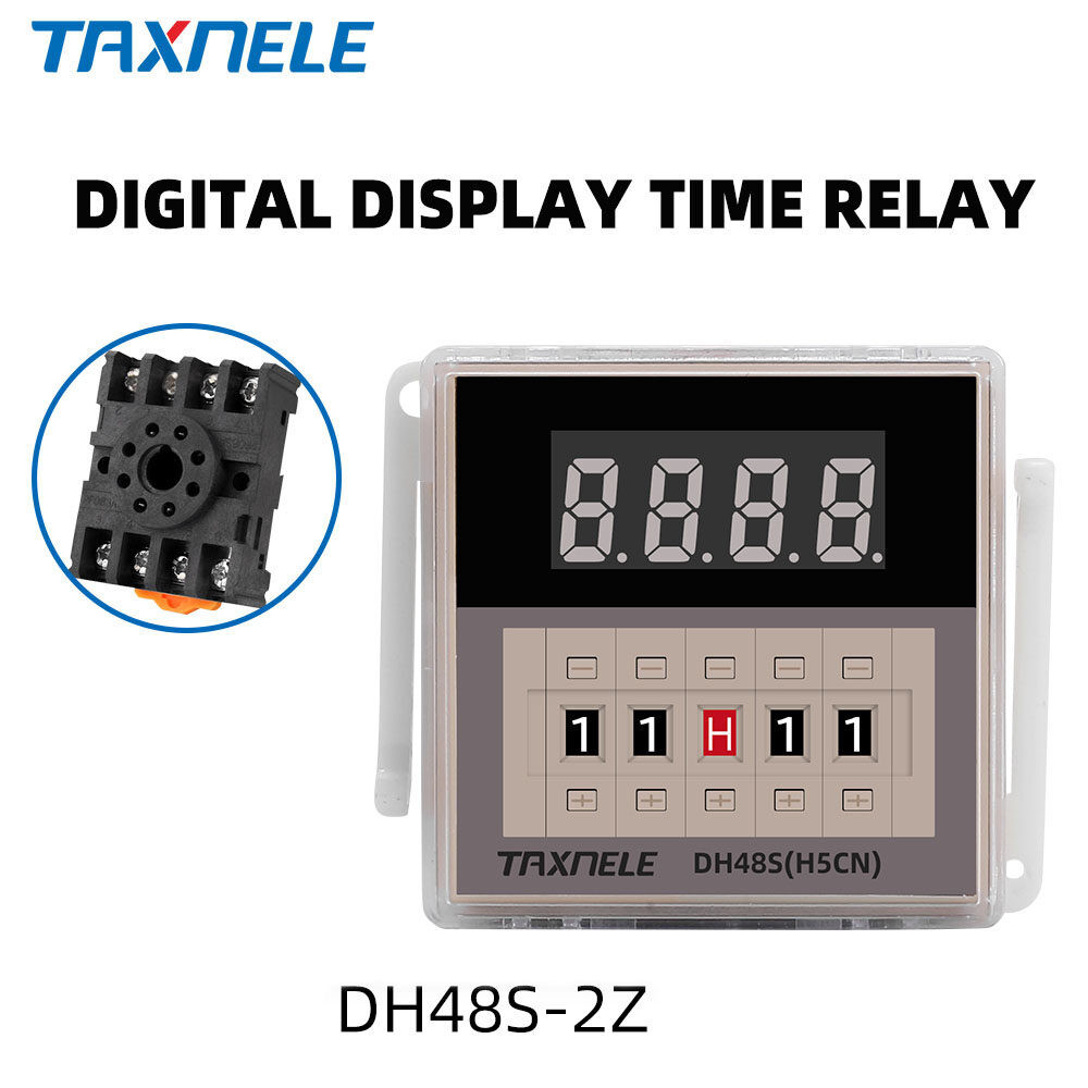 thumbnail image 2 of Digital Timer Relay 8-Pin SPDT - 0.1S To 99H Delay With Reset & Pause Functions (12V-220V) 2 of 3